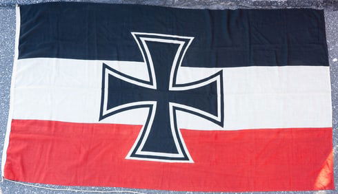 WWII German Reichskriegsflagge Vertical Banner Flag Bonner Fahnenfabrik