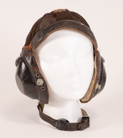WWII German Hersteller Luftwaffe Pilot Helmet