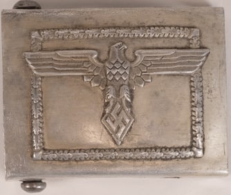 WWII German NPEA Student Leader Belt Buckle