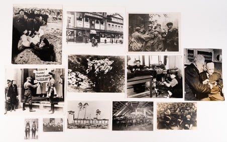 WWII German Holocaust Ghetto Concentration Camp Photo Collection