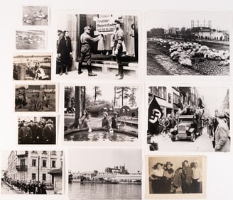 WWII German Holocaust Ghetto Concentration Camp Photo Collection