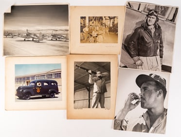 WWII US Marines & Navy Large Photo Collection on Board by Vargas