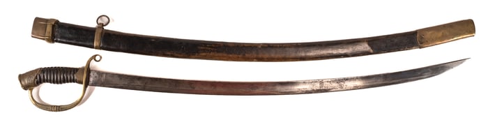 1876 Russian Shaska Imperial Dragoon Officer Shashka w/ Scabbard