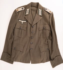 WWII German Army 2nd Lieutenant Engineer Officer Field Tunic