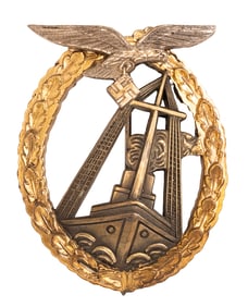 WWII German Third Reich Luftwaffe Rescue Badge