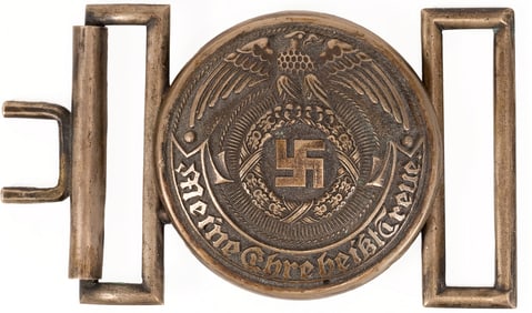 WWII German 3 Reich - SS Officer Belt Buckle (Koppelschlo?)