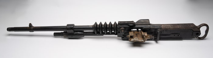 WWI 1918 French Decommissioned Hotchkiss Machine Gun