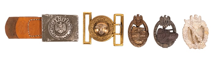WWII German Order / Belt Buckle Collection Heer NSKK Army etc
