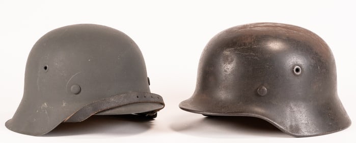 WWII German M42 Combat Helmet Collection