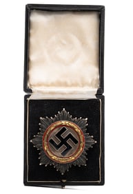 WWII German Cross in Gold CF Zimmermann Pforzheim w/ Prezentation