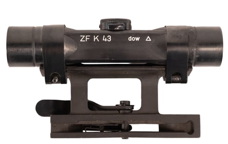 WWII German ZF4 Sniper Scope w/ Mauser Rifle Mount