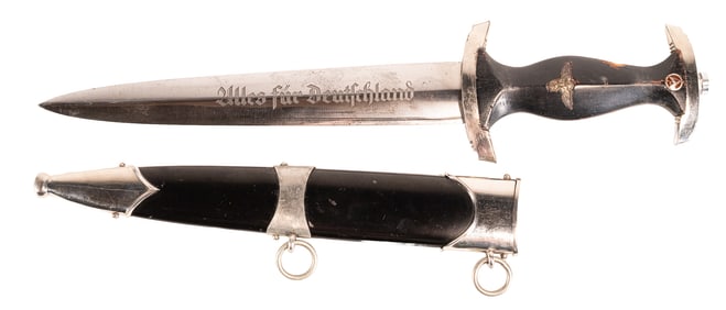 WWII German SA Dagger w/ Scabbard Arthur Schuttelhofer & Co