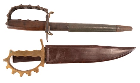 WWII Knuckle Duster Combat Fighting Knife Collection