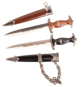 WWII German SS Dagger w/ Scabbard Salesman Sample Collection