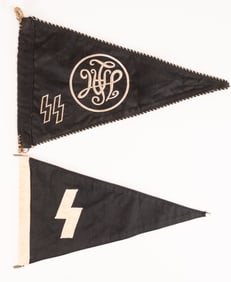 WWII German Collection Pennant Car Bicycle etc