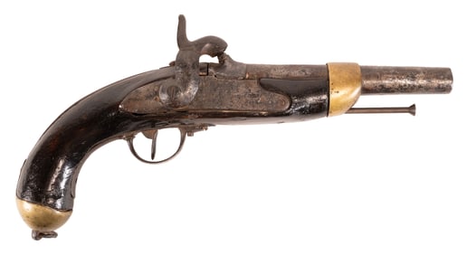 19th c. French Navy M1837 Percussion Pistol