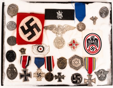 WWII German Collection Medal Order Badge Insignia etc