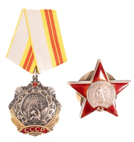 Russian Silver Order Collection Group Lot 2pc