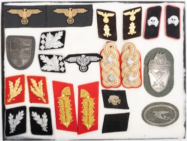 WWII German Uniform Insignia Collection