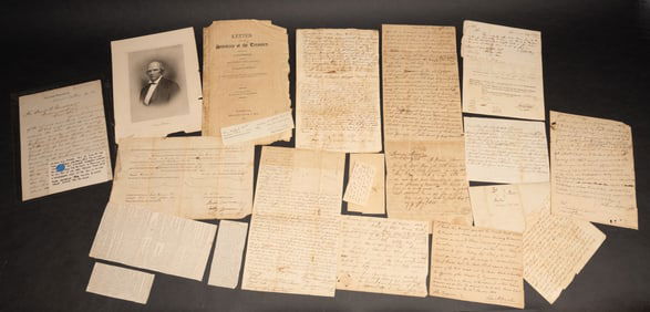 17th c. Document Collection Land Grant Deed Indenture Will Bill of Sale etc