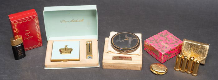 Large Perfume Bottle & Compact Collection Cartier Revlon etc