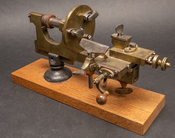 19th c. Watchmakers Brass Lathe Pocket / Wrist Watch Manufactured Making