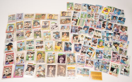 1950s Topps Baseball Card Collection Key Players