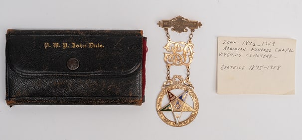 19th c. Gold & Enameled Mason Order