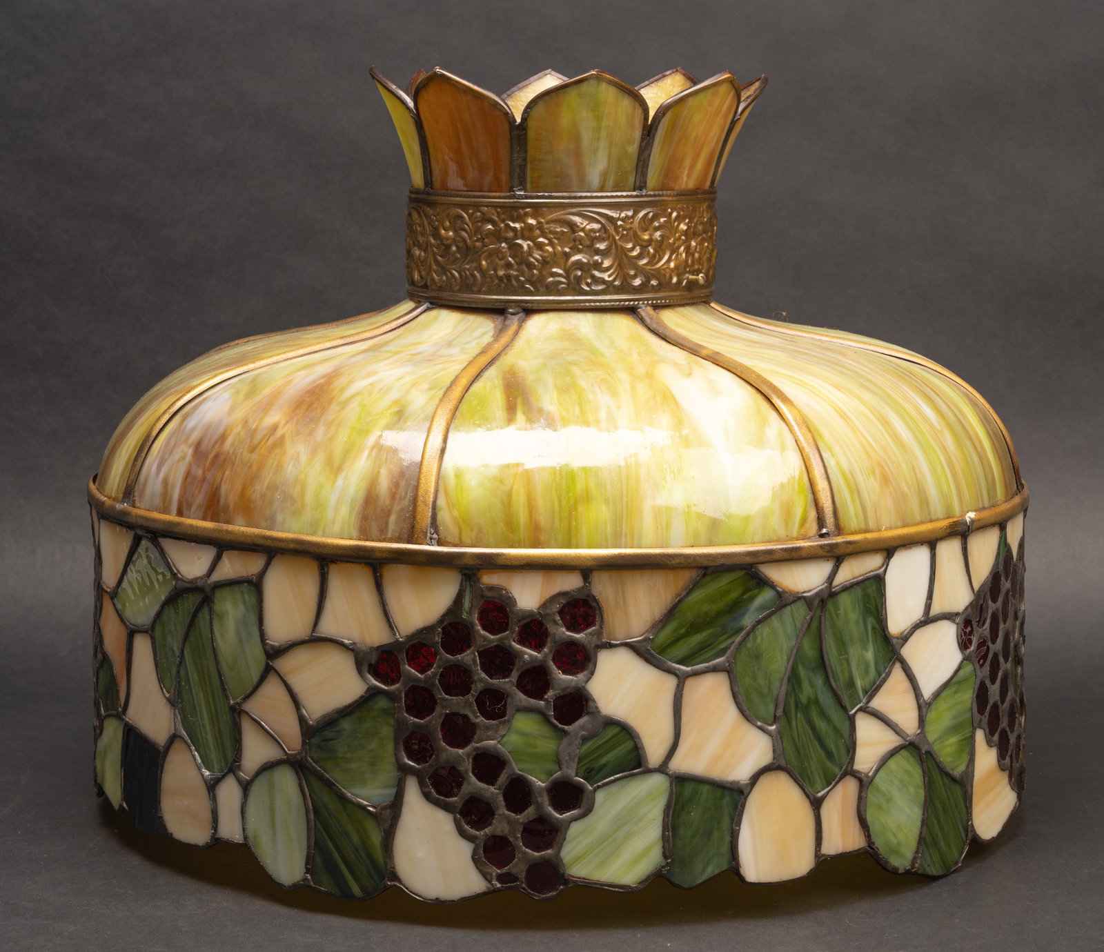 Art & Craft Mission Tiffany Studio Stained Glass Lamp Shade (1 of 14)