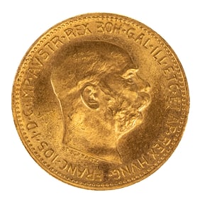 1915 Gold Coin Austria Corona