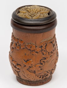 Chinese Qing Dynasty Molded Gourd Cricket Cage