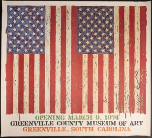 Jasper Johns ( America 1938-) 1974 Poster American Flag