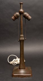 19th c. Handel Bronze Desk Lamp