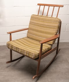 Hans Wegner Mid Century Modern Danish Rocking Chair MCM