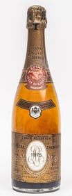 1975 Louis Roederer Champagne French Cristal Champagne Bottle 95TB Points