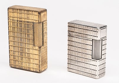 St Dupont French Lighter Collection Paris France Gold Silver