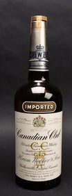 1956 Imported Canadian Club Hiram Walker Blended Whisky One Gallon Bottle Sealed