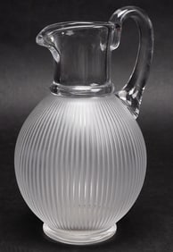 Lalique France Langeais Crystal Pitcher
