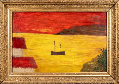 Carl Kylberg ( Sweden 1878 - 1952 ) Oil on Panel