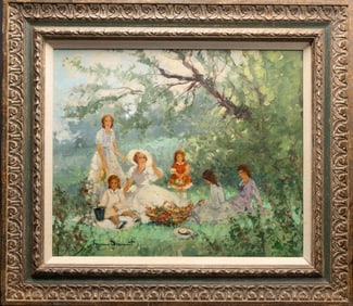 Suzanne Demarest ( America / French 1900-1985) Oil on Canvas