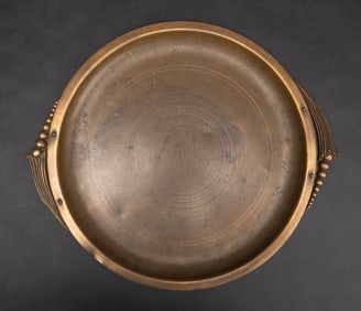 Carl Sorensen ( Danish / America ) Art Deco Bronze Tray