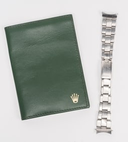 Rolex Stainless Steel Vintage Bracelet 7-68 & Rolex Screwdriver Ref.2100