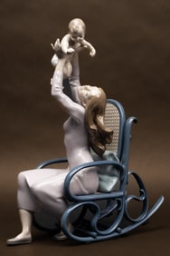 Lladro "Maternal Joy" Ceramic Sculpture