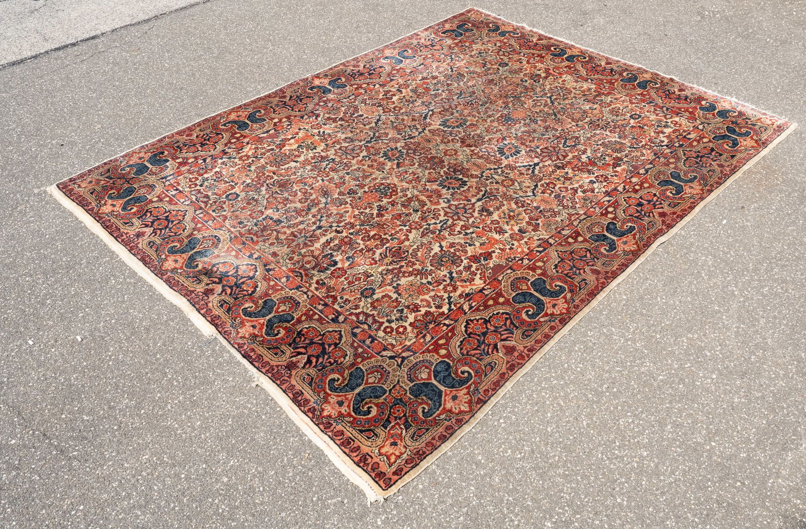 Persian Sarouk Area Rug 8.75Ft x 12.16Ft Carpet (1 of 11)
