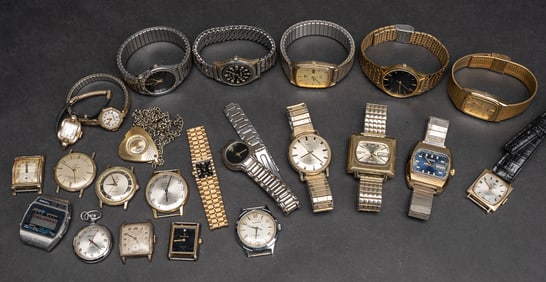 Vintage Wristwatch Collection Jules Jurgensen Hamilton Movado Gold Fill etc