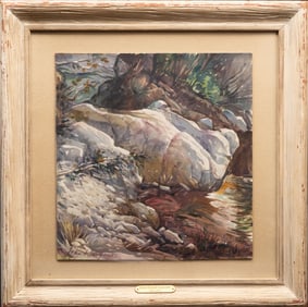 John Singer Sargent ( America 1856-1925) Landscape Watercolor