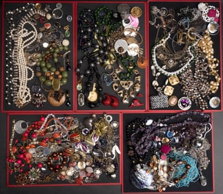 Large Unsearched Costume Jewelry Lot
