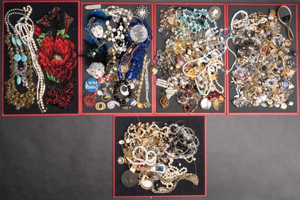 Large Unsearched Costume Jewelry Lot