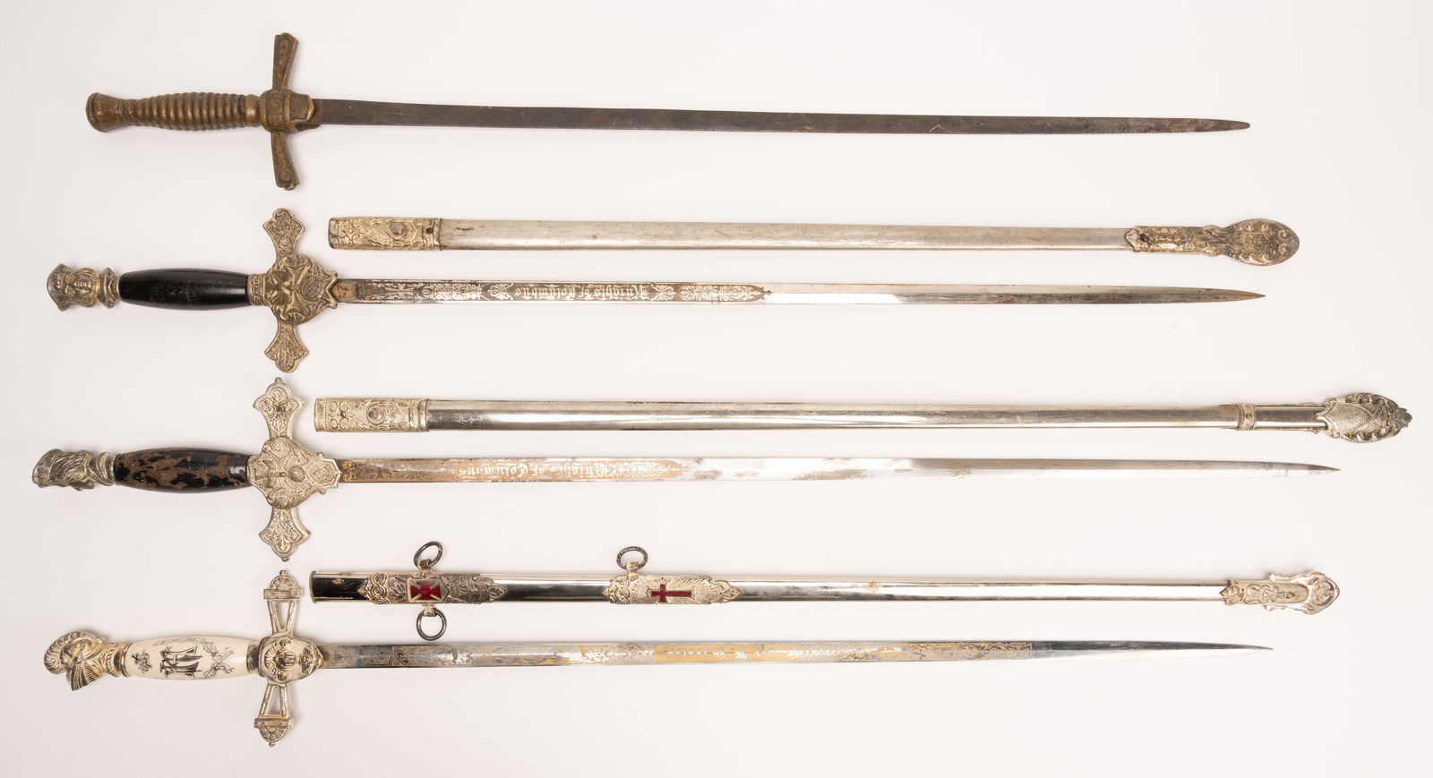 Large 19th c. Sword Collection Grouping Group Lot (1 of 16)