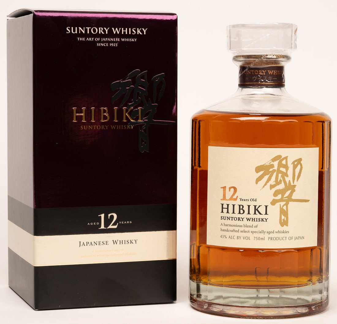 Suntory Hibiki 12 Yr Vtg Japan Whisky w/Original Box Discontinued (1 of 6)